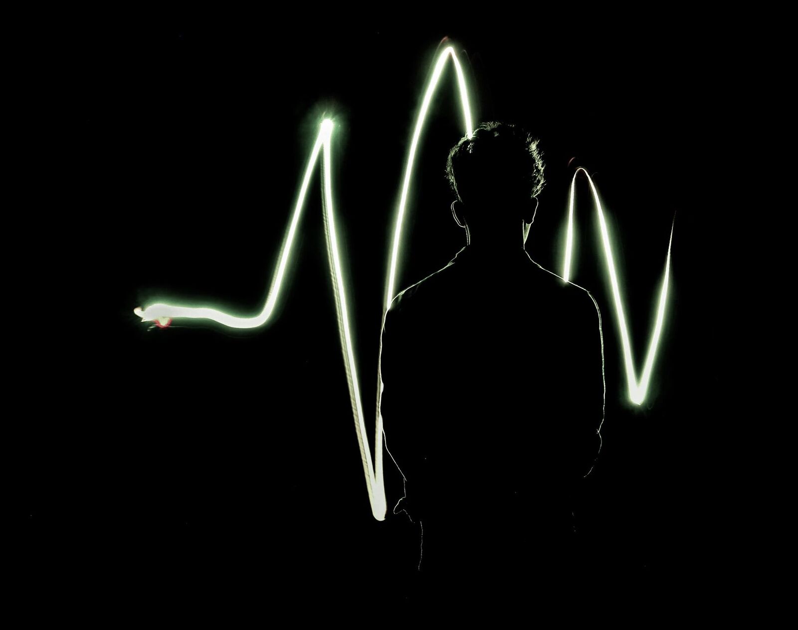 Neon light-painting waveform
